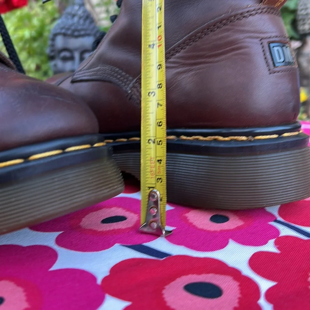 🏴󠁧󠁢󠁥󠁮󠁧󠁿 Dr. Martens Made in England Cap Toe SUPER CHUNKY Ankle Boots UK 8